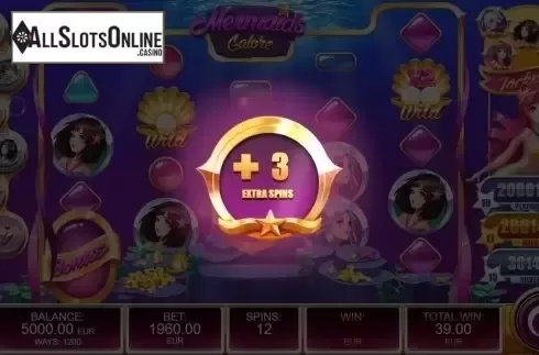 Extra Spins. Mermaids Galore from Kalamba Games