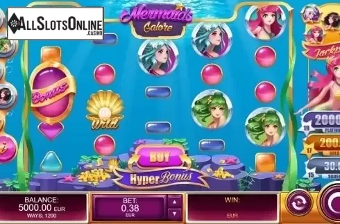 Reel Screen. Mermaids Galore from Kalamba Games