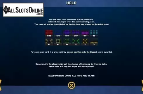 Game Rules screen