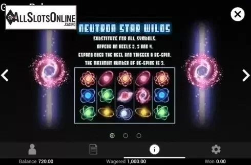 Features. Neutron Star from Swintt