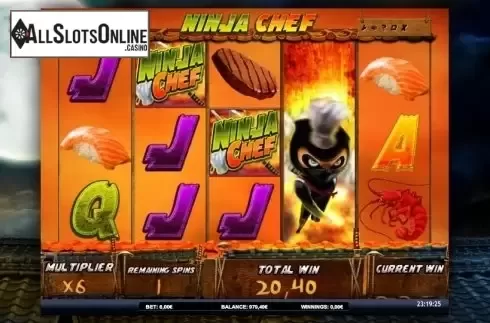 Extended wild. Ninja Chef from iSoftBet