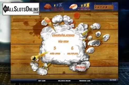 Bonus game 2. Ninja Chef from iSoftBet