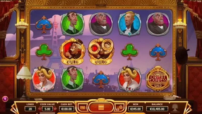 Orient Express slot screenshot 1