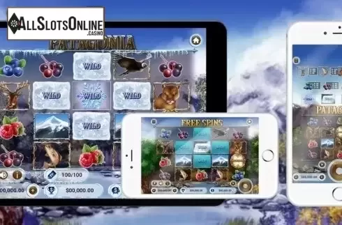 Game Workflow Mobil screen. Patagonia from Spieldev