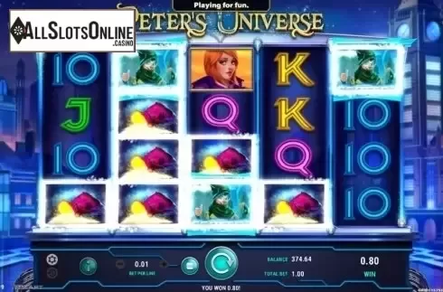 Win Screen. Peter's Universe from GameArt