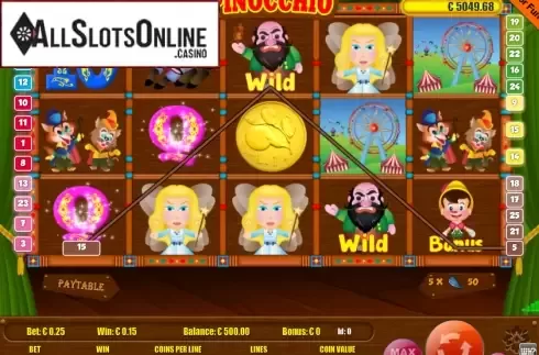 Screen3. Pinocchio (Portomaso) from Portomaso Gaming