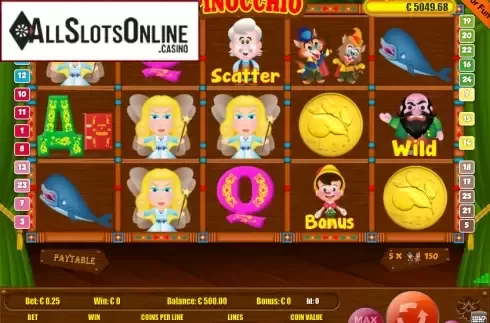 Screen2. Pinocchio (Portomaso) from Portomaso Gaming