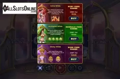 Buy Feature Screen