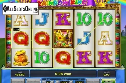 Win. Rainbow King from Greentube