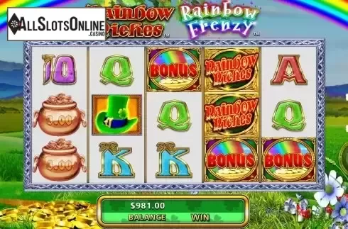 Free Spins Win Screen