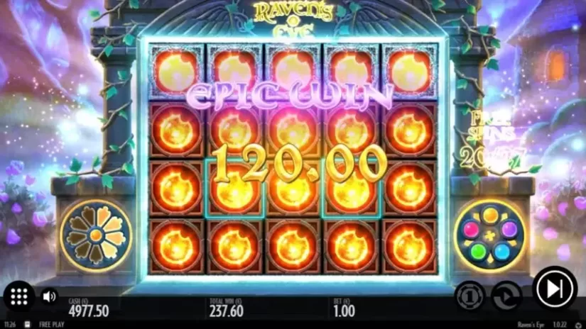 Raven’s Eye slot screenshot 5