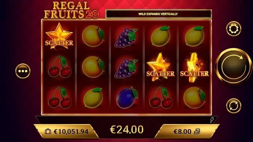 Regal Fruits 20 slot screenshot 3