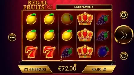 Regal Fruits 20 slot screenshot 2