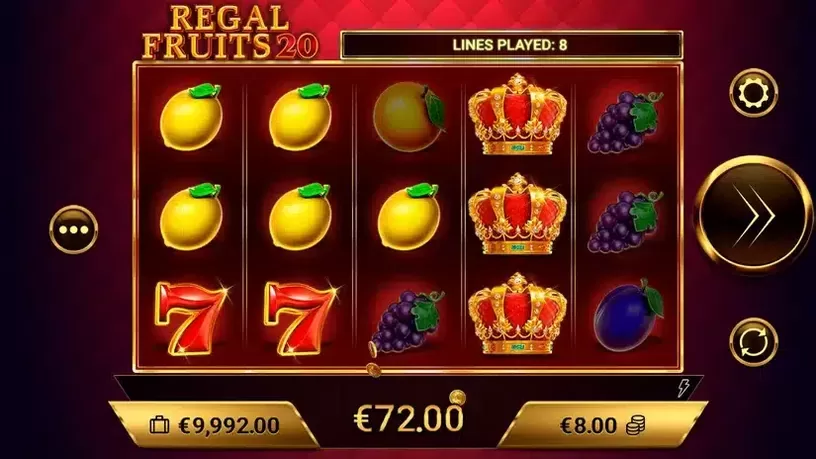 Regal Fruits 20 slot screenshot 2