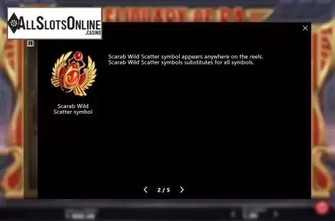 Special symbol screen