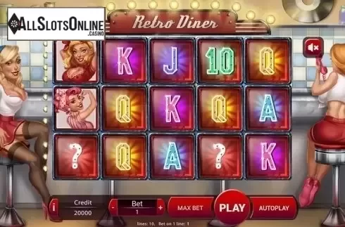 Reels screen. Retro Diner from X Play