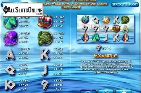 Screen2. Rise of Poseidon from Rival Gaming