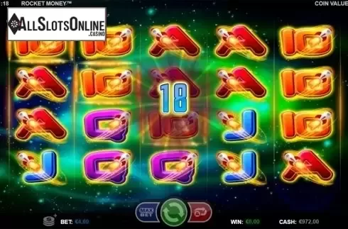 Win screen. Rocket Money from Betsson Group