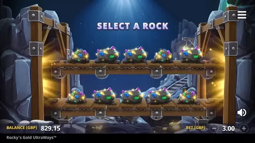 Rocky's Gold Ultraways slot screenshot 6