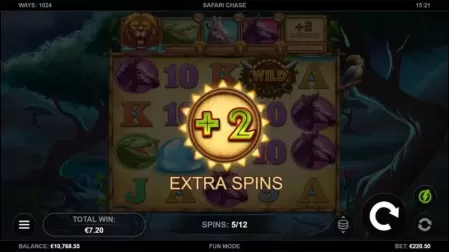 Safari Chase slot screenshot 5