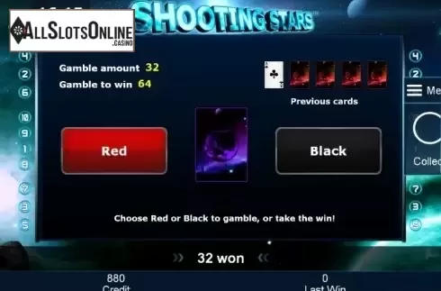 Double Up. Shooting Stars from Greentube