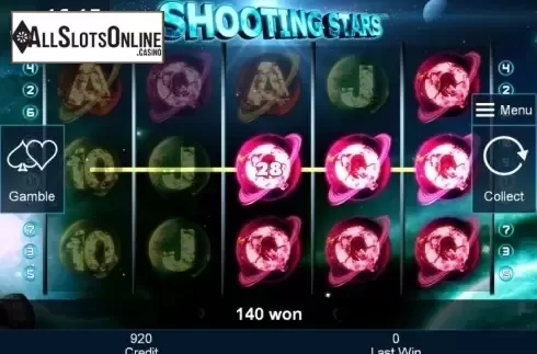Win. Shooting Stars from Greentube