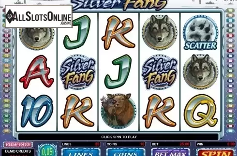 Screen5. Silver Fang from Microgaming