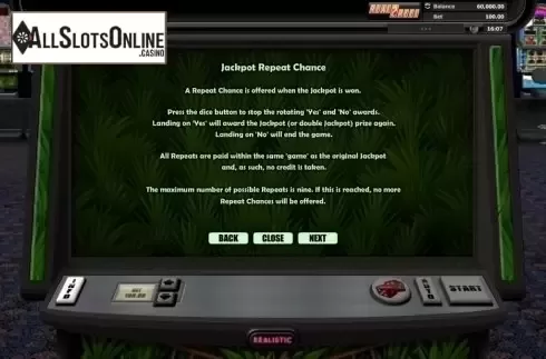 Paytable 4. Snakes Ladders (Realistic) from Realistic