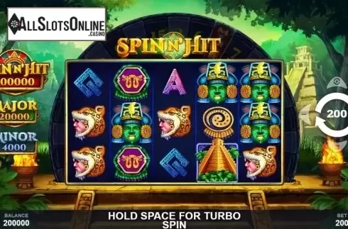 Reel Screen. Spin N Hit from Pariplay