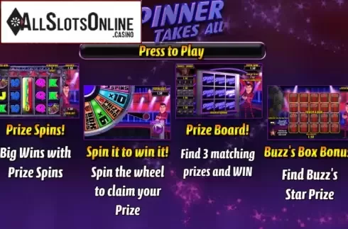 Screen2. Spinner Takes All from Games Warehouse