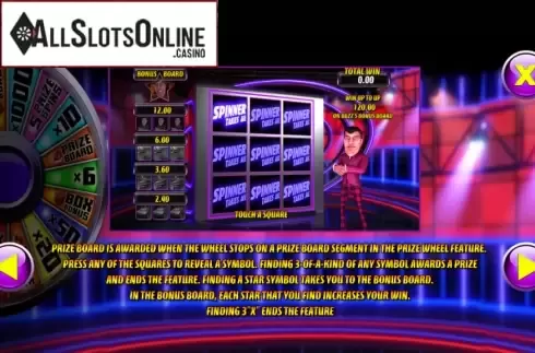 Screen9. Spinner Takes All from Games Warehouse
