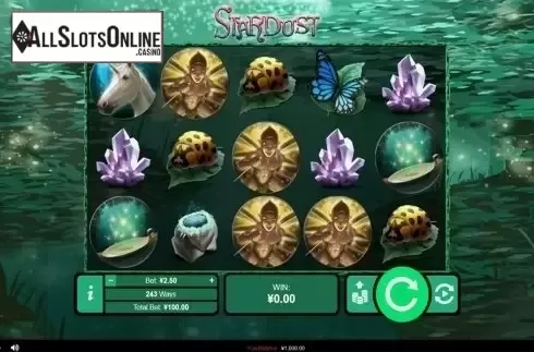 Reels screen. Stardust (RTG) from RTG