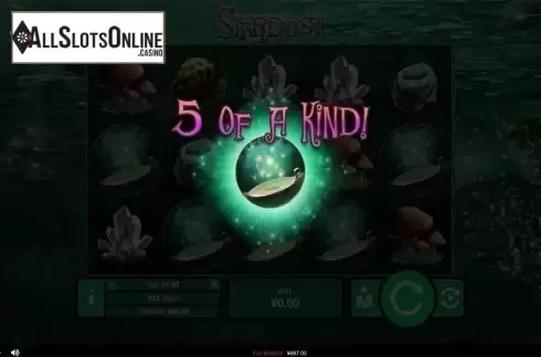 5 of a kind win screen. Stardust (RTG) from RTG