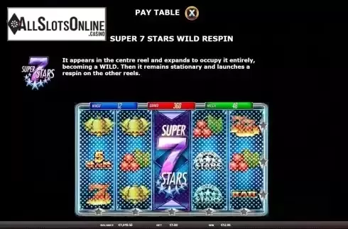 Wild respin screen