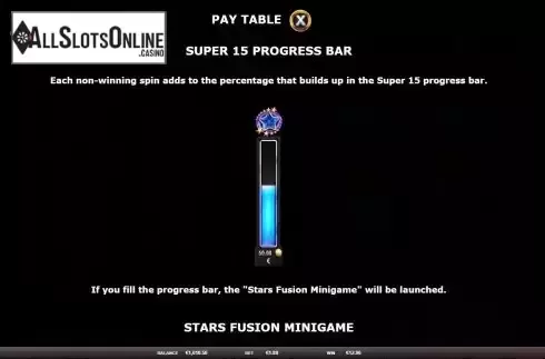 Progress bar screen