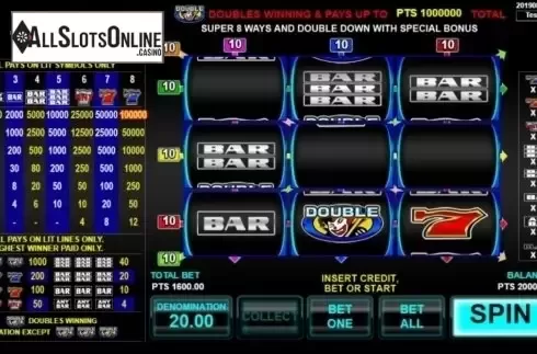 Reel Screen. Super 8 Ways Ultimate from Spadegaming