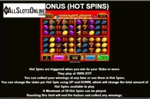 Screen3. Super Hot Fruits from Inspired Gaming