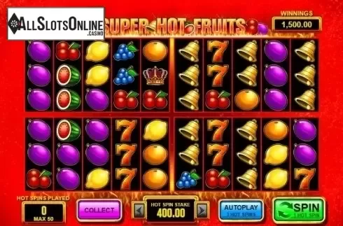 Screen7. Super Hot Fruits from Inspired Gaming