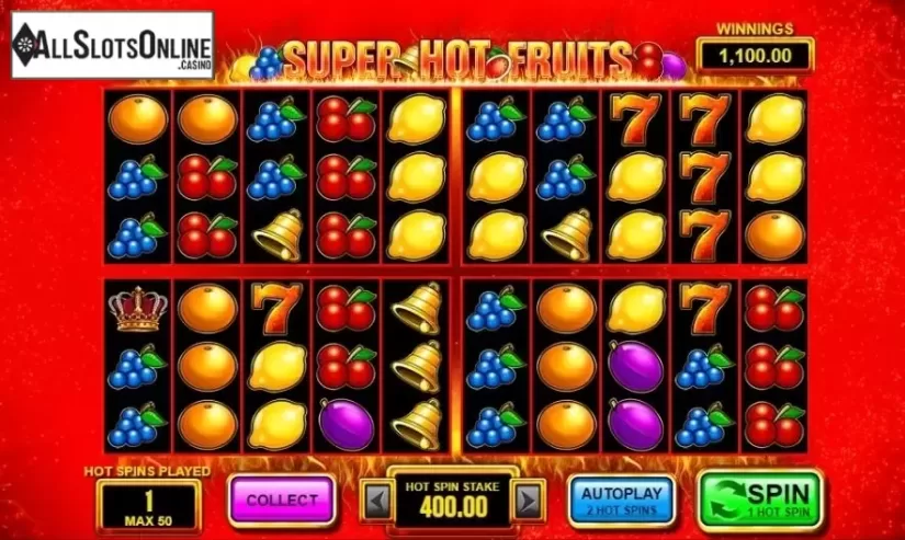 Screen8. Super Hot Fruits from Inspired Gaming