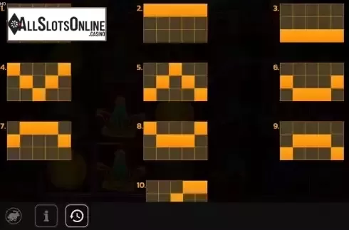 Paylines screen