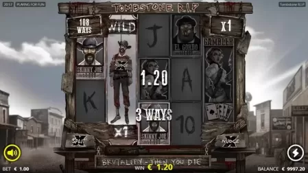 Tombstone RIP slot screenshot 1