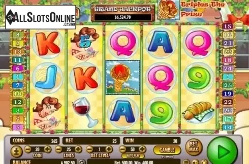 Win Screen. Tower Of Pizza from Habanero