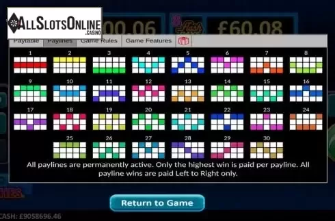Pay Lines