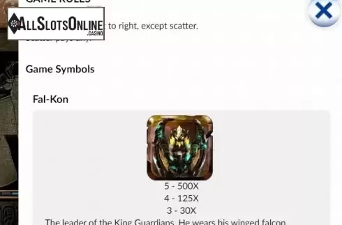 Game rules 1. Valley of Kings from Maverick