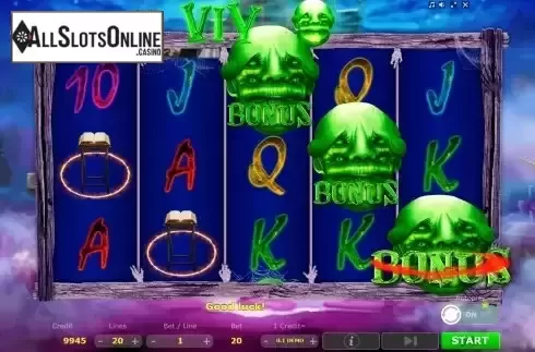 Free Spins Win Screen