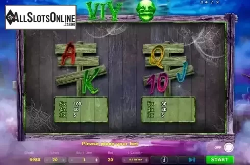 PayTable Screen 2
