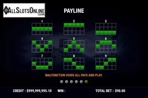 Paylines. Warrior Emperor from Slot Factory