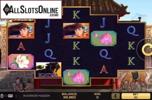 Play Screen 2. Warrior Maiden from High 5 Games