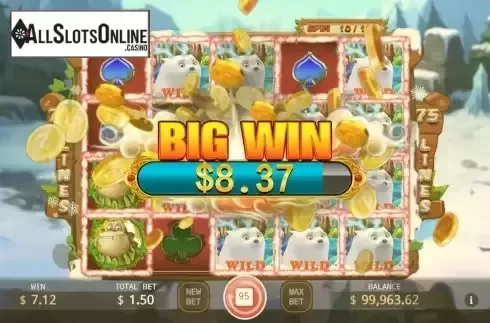 Big Win screen