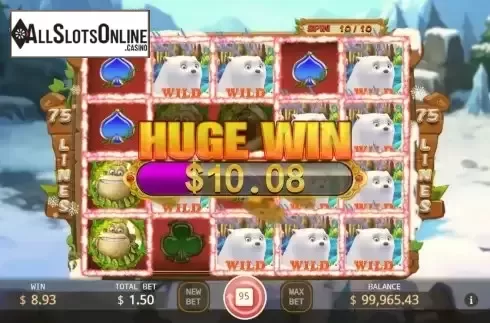 Huge Win screen